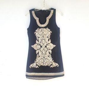 Twentyone Exotic Tribal Embroidered Mini Dress Top
